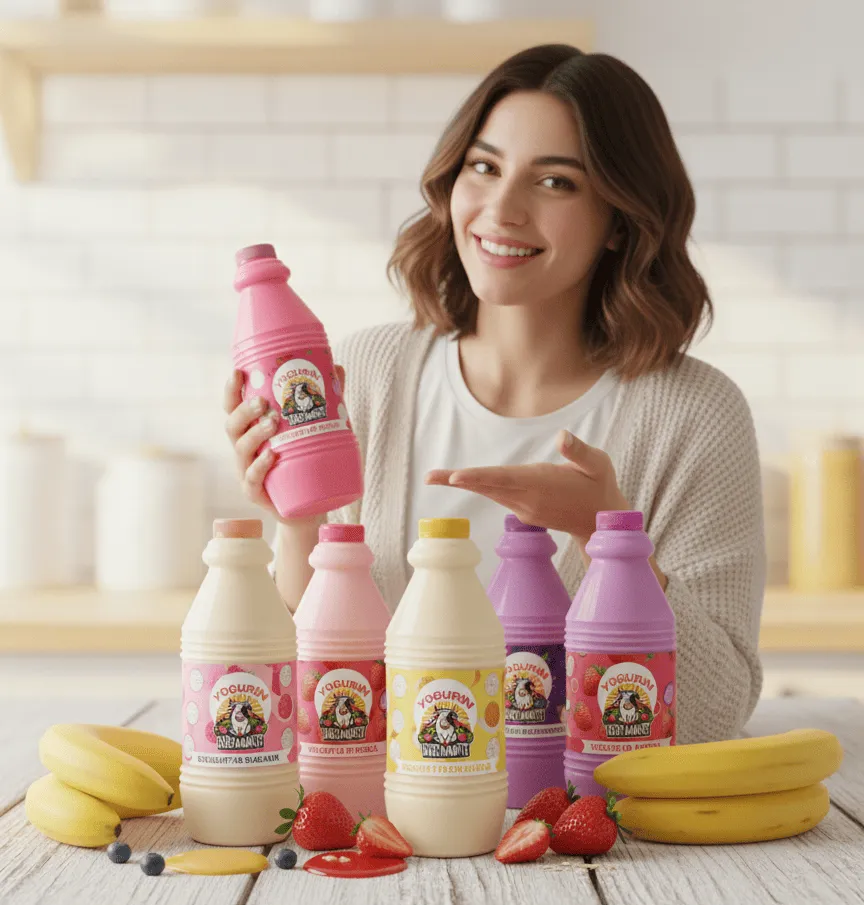 Botellas de yogurt Yogurin