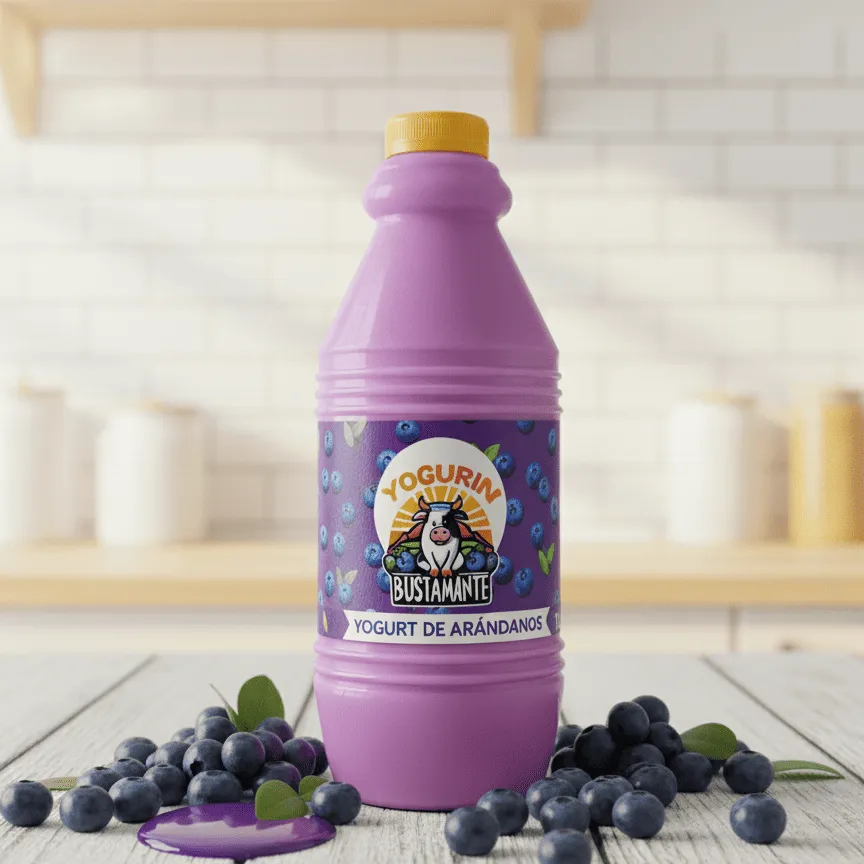 Yogurt con Arándanos - Yogurin Bustamante Yogurt con Arándanos artesanal en Sayán - Yogurin Bustamante